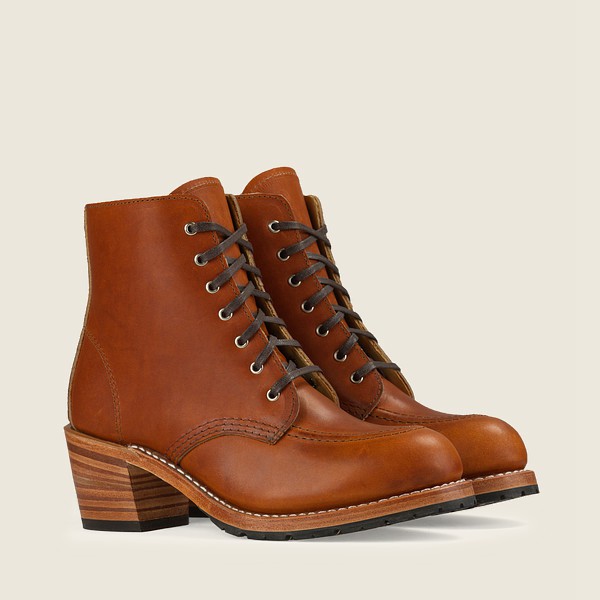 Red Wing Heritage Bot Bayan - Clara - Heeled Legacy Deri - Kahverengi - 36WLYSKDA